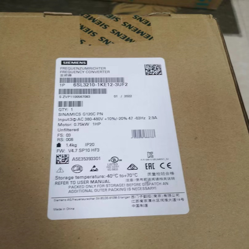 380V Siemens Inverter 6SL3210-1KE18-8AF1